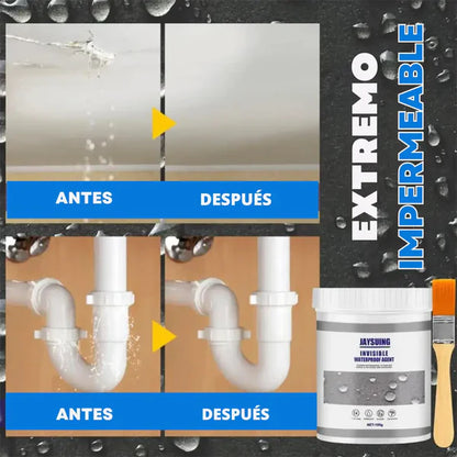 Sellador Impermeable de Grietas y Fugas 500ML + Brocha Gratis