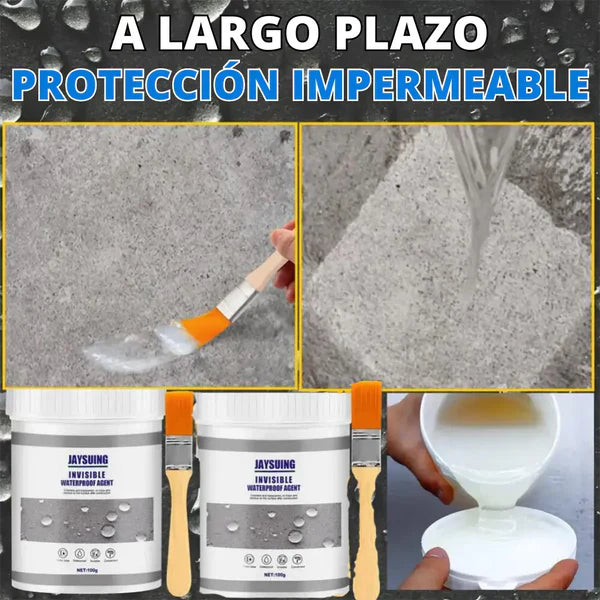 Sellador Impermeable de Grietas y Fugas 500ML + Brocha Gratis